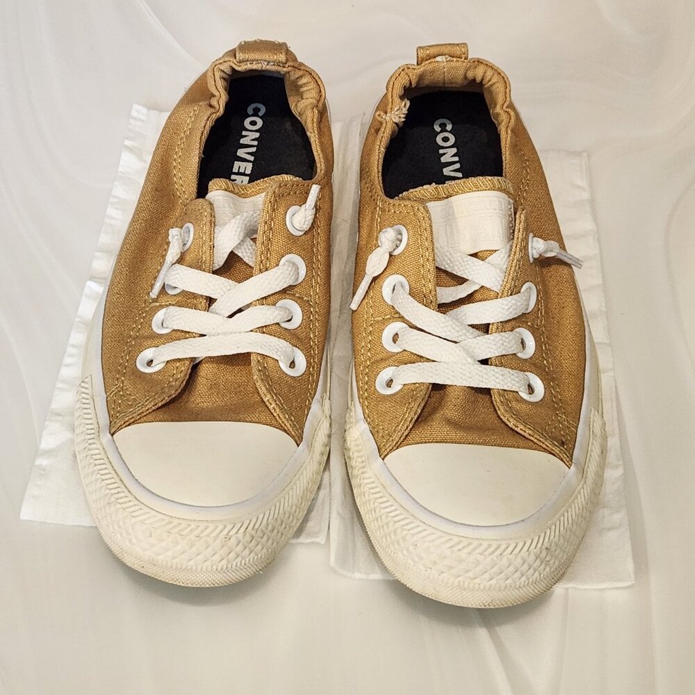 Custom Chuck Taylor All Star Shoreline Slip Size 7 in Tan